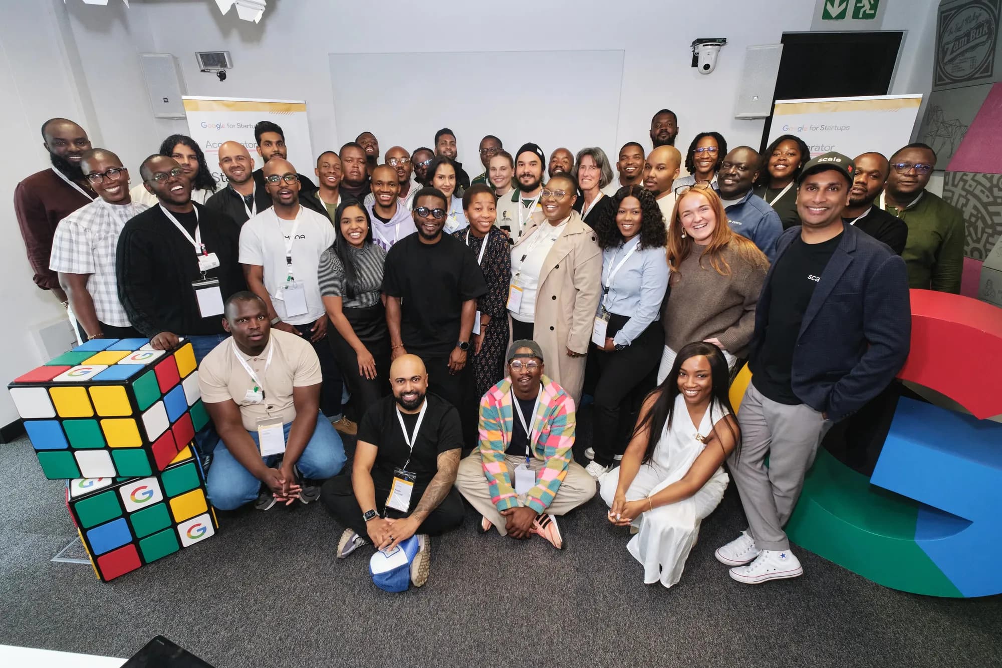 A group photograph from the 2026 Google for Startups Accelerator: South Africa cohort