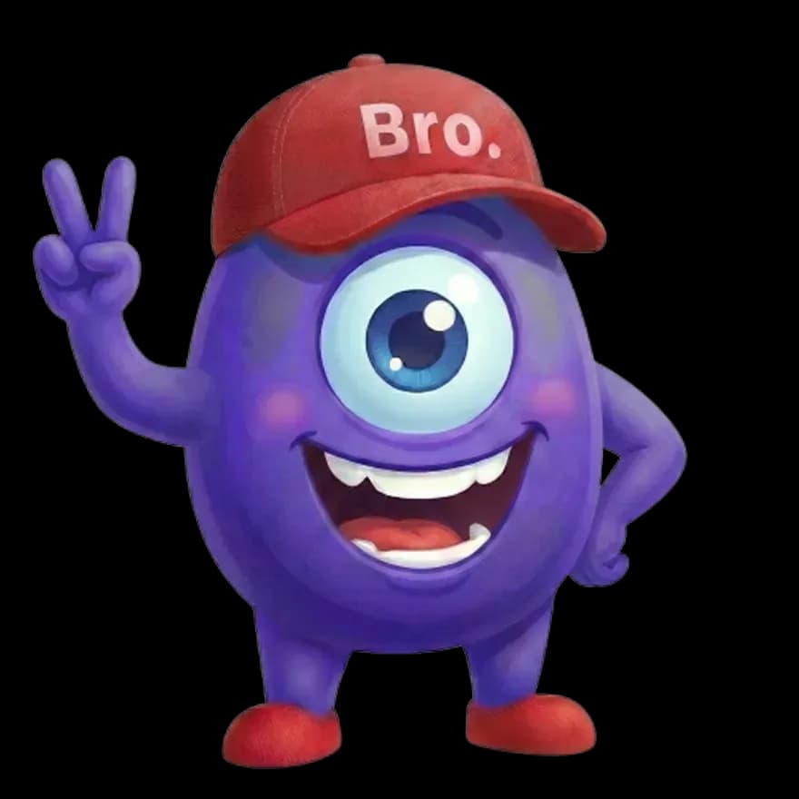 Peace Bro mascot